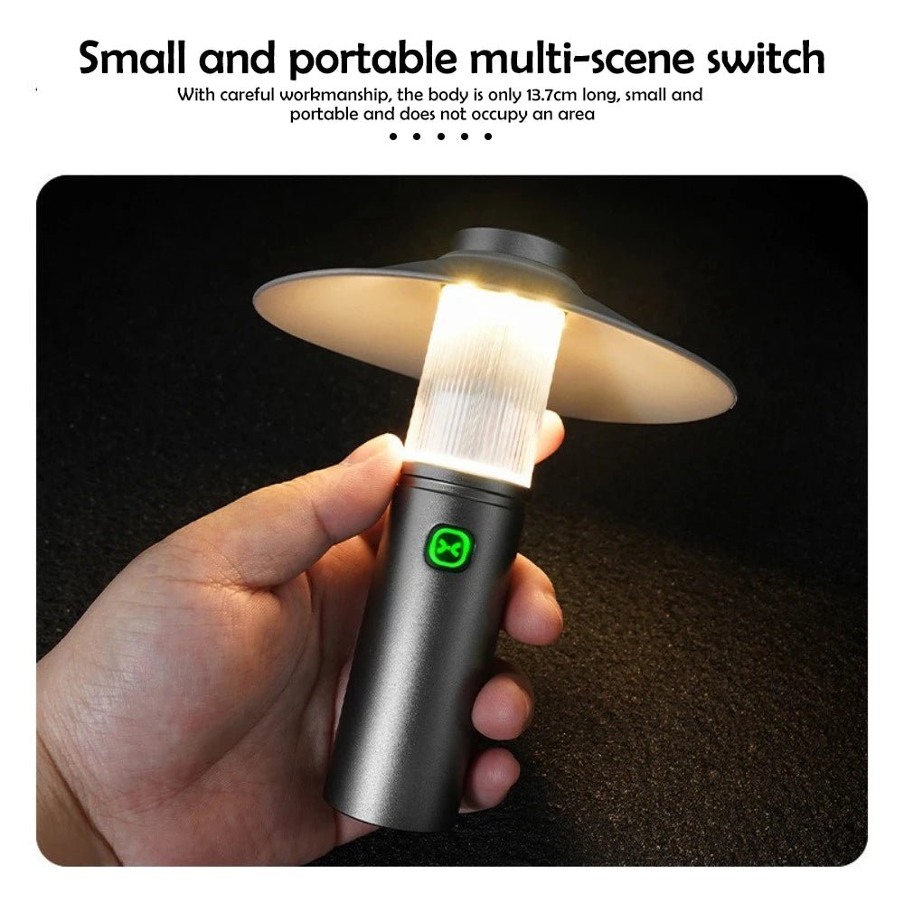LED Camping Lantern Multi Functional Flashlight Portable Super Bright Torch Tent Lamp Emergency Light with Hook Outdoor - Image 18
