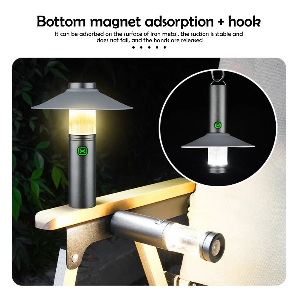 LED Camping Lantern Multi Functional Flashlight Portable Super Bright Torch Tent Lamp Emergency Light with Hook Outdoor - Image 17
